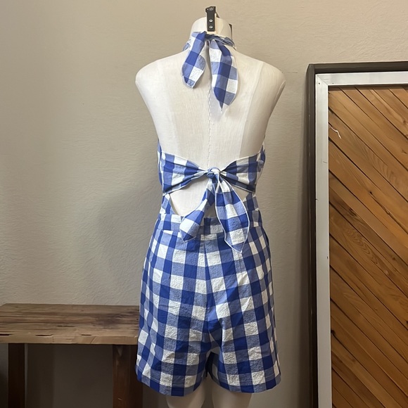 Anthro Maeve Halter Micro-Mini Romper NWT - Picture 7 of 10